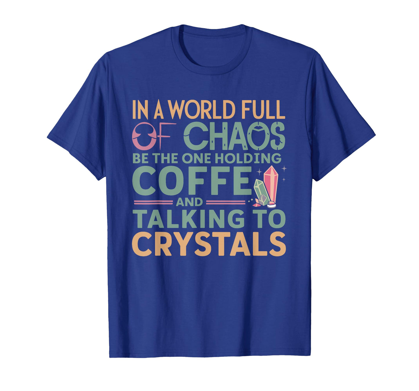 Funny Crystal Healing Crystals and Stones Meditation Yoga T-Shirt