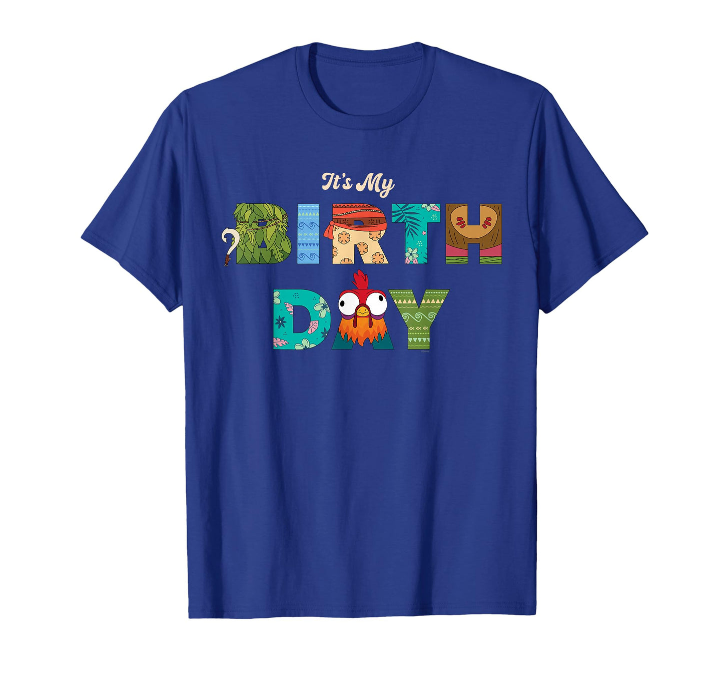 Disney Moana Big Letters "It's My Birthday" Birthday Party T-Shirt