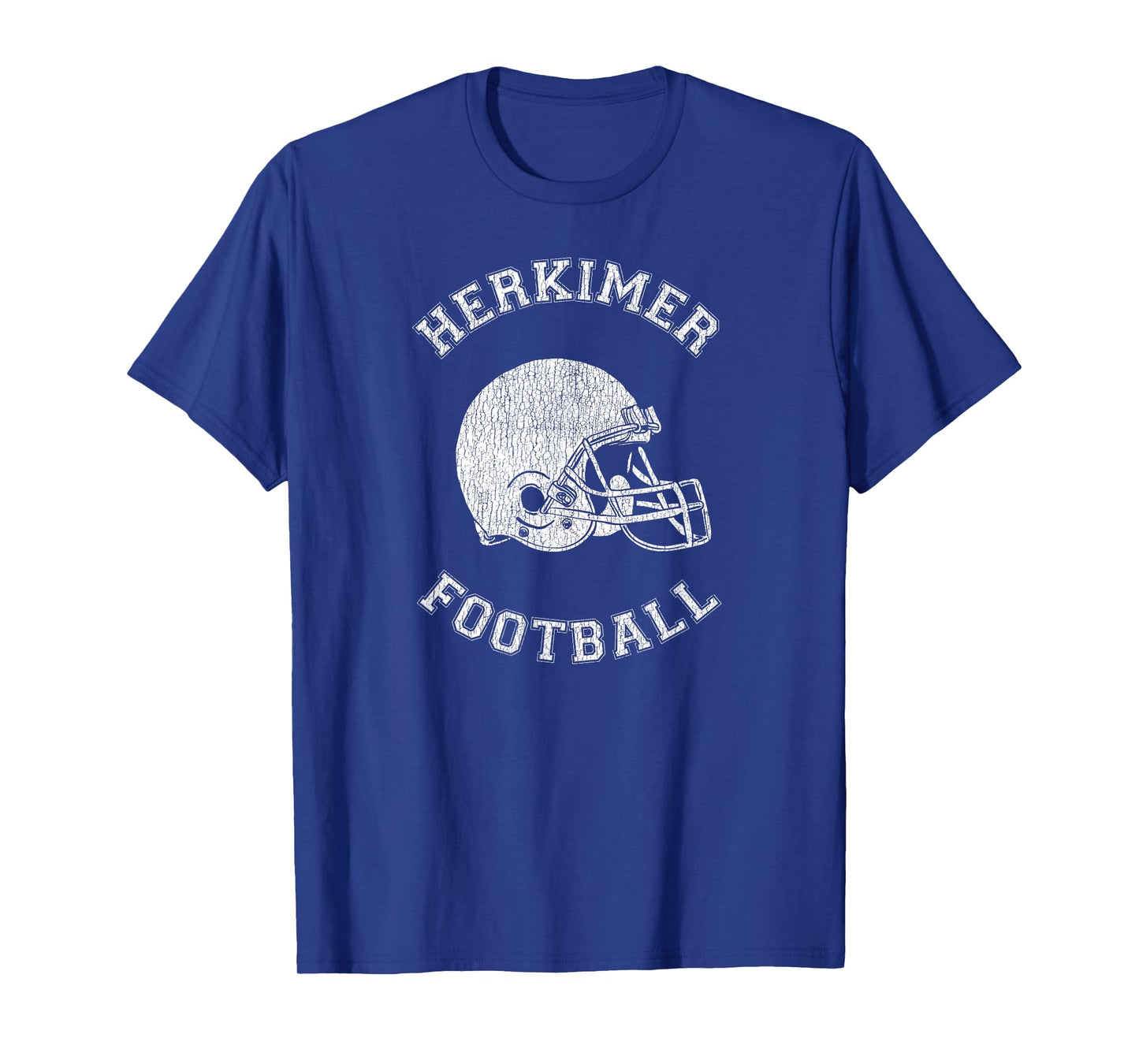 Herkimer Football Distressed 1980's Retro P.E.Dept Style T-Shirt