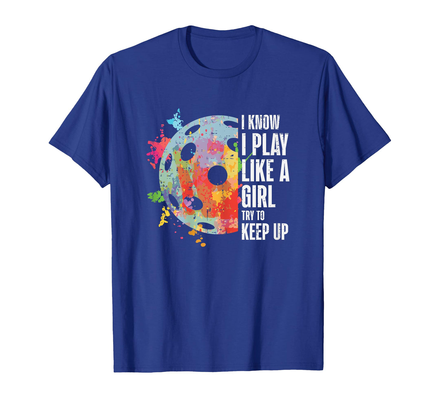 Pickle Ball I Play Like A Girl Pickleball Women Girls Kids T-Shirt