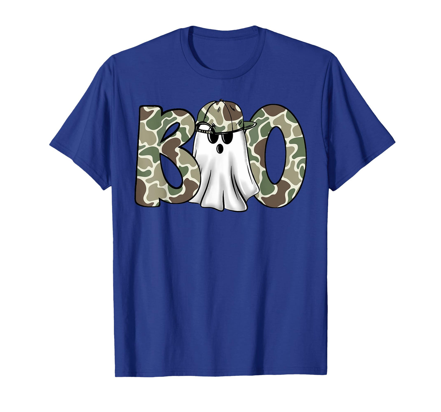 Cute Camo Ghost Boo Halloween Costume for Boys Toddlers T-Shirt