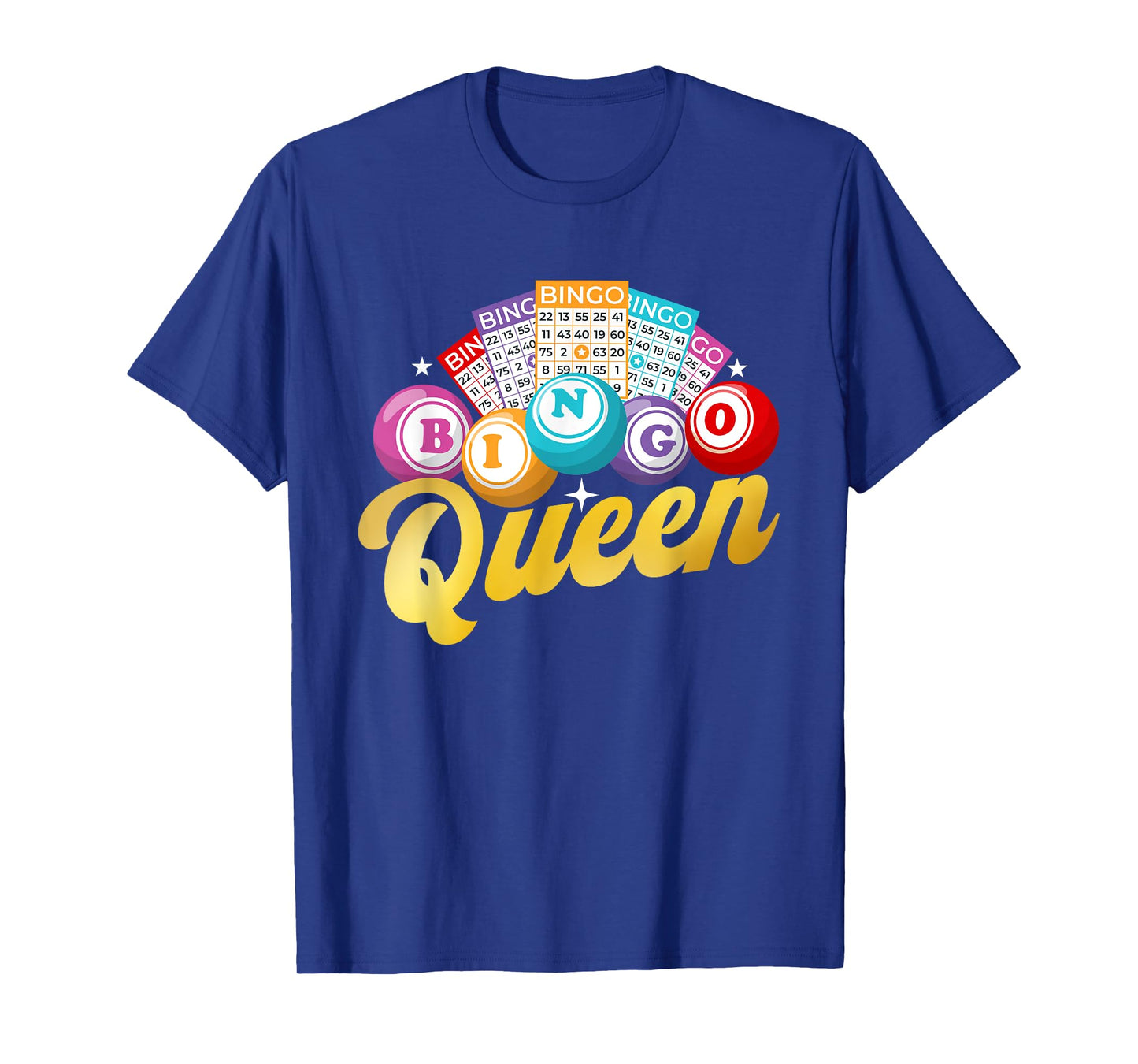 Bingo Queen - Bingo Lover Gambler Gambling T-Shirt