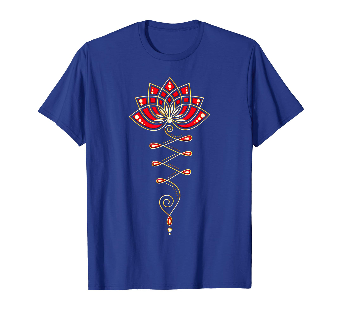 Lotus Flower Unalome Yoga Meditation Awareness Zen T-shirt