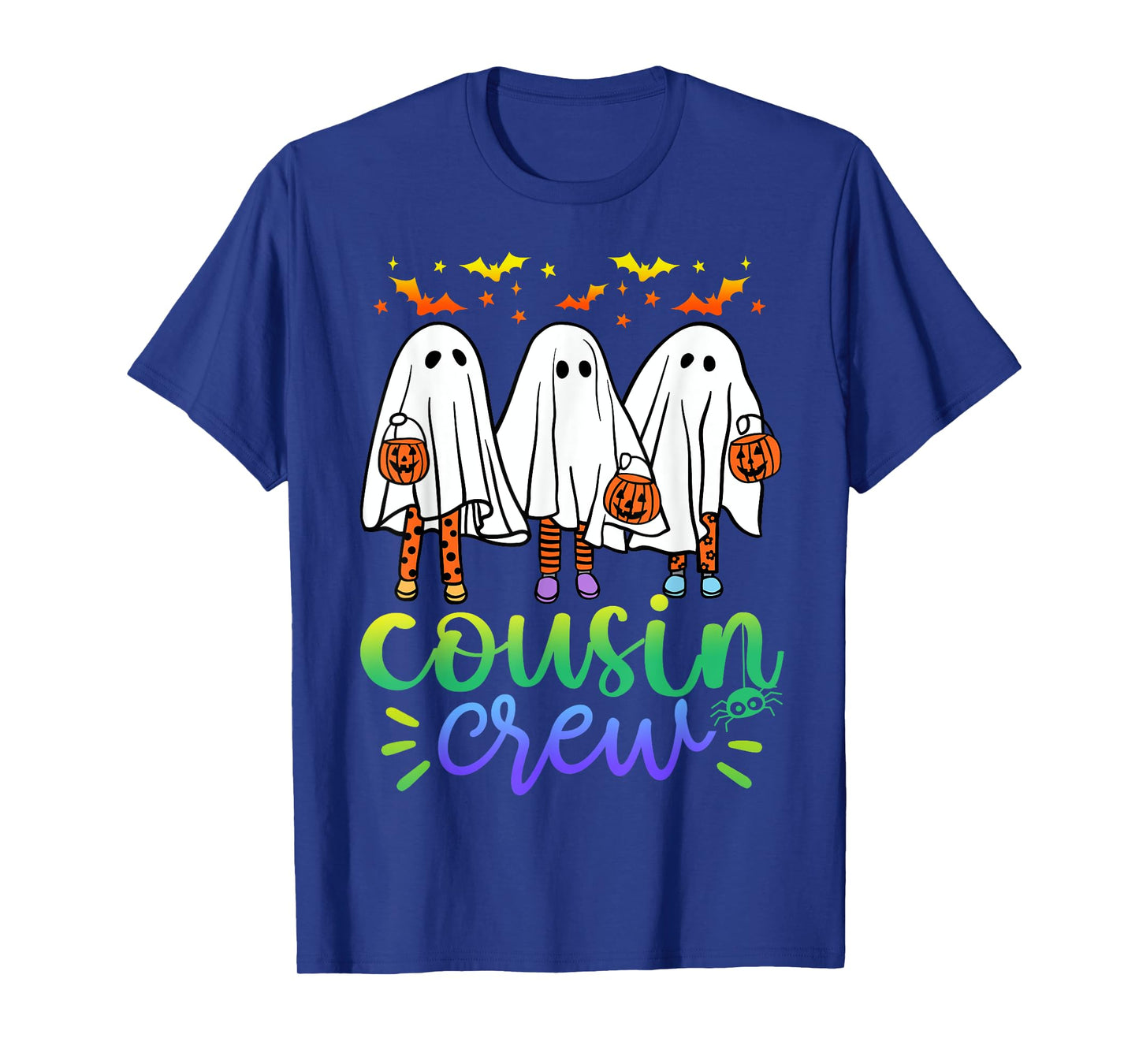 Boo Cousin Crew Halloween Ghost Trick Treat Squad Matching T-Shirt