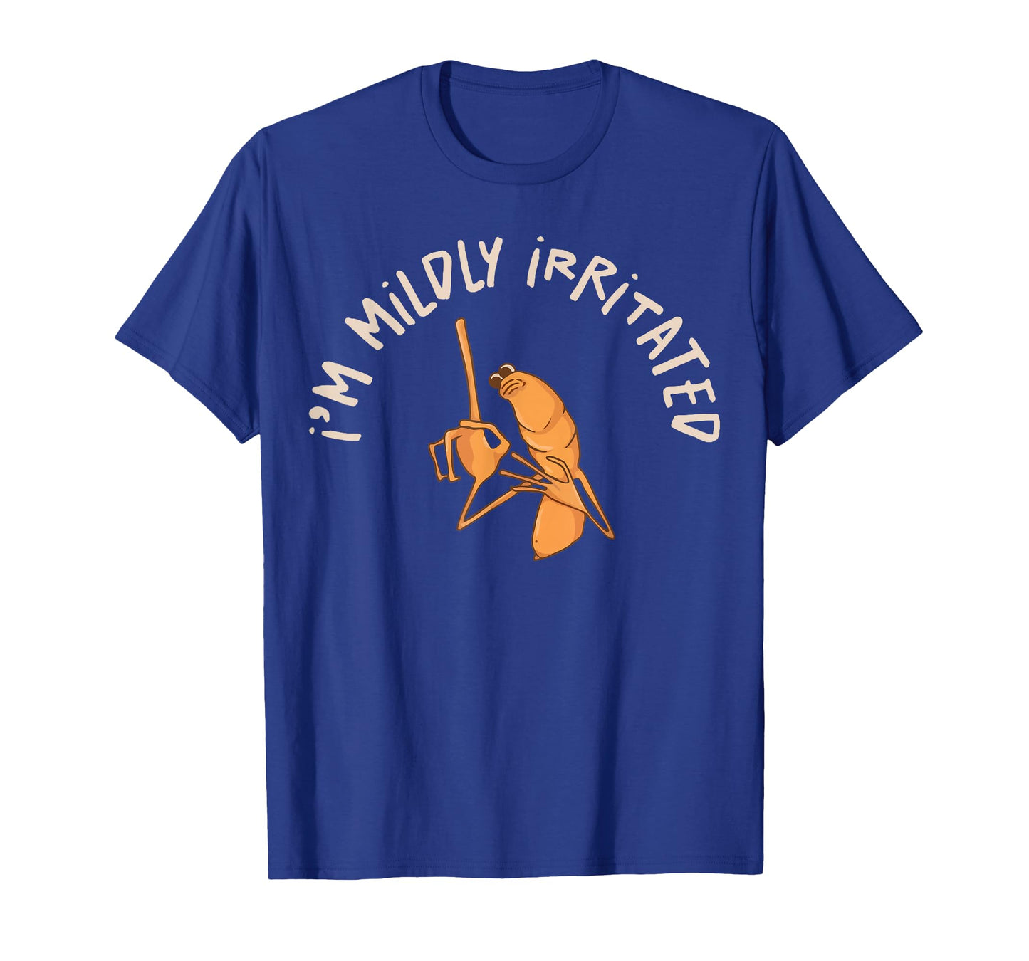 I'm Mildly Irritated Marcus Funny Worm Meme Mens Women T-Shirt
