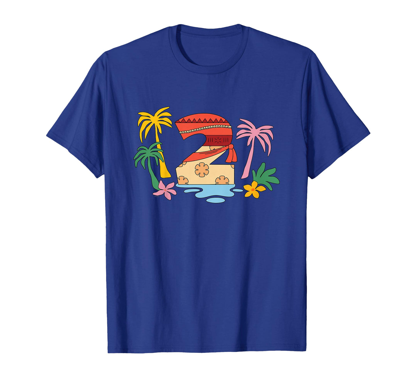 Disney Moana Numbers "2" Second 2nd Birthday Party Gift T-Shirt