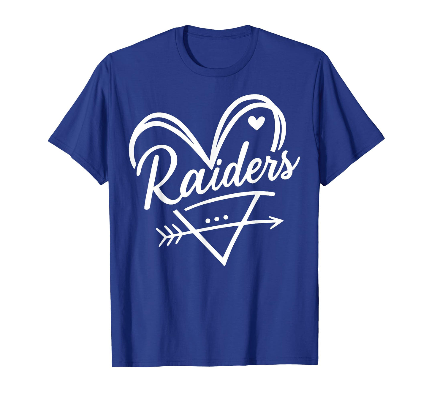 Retro Raiders Heart Graphic Gift for Men Women Kid Boy Girl T-Shirt