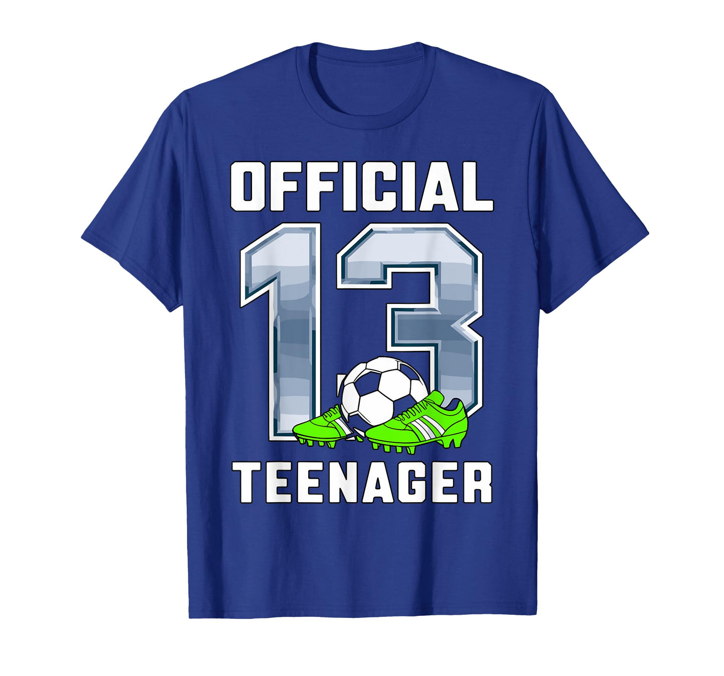 Official Teenager 13th Brithday Party Soccer Theme 13 Years T-Shirt