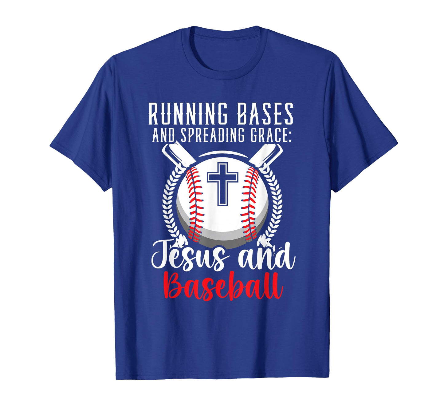 Baseball And Jesus Christian Baseball Player Religious T-Shirt