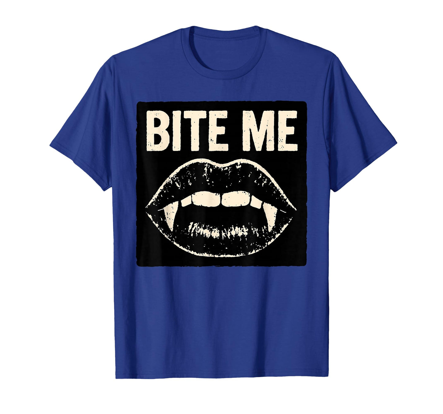 Bite Me Vampire Lips Gothic Halloween Emo Edgy T-Shirt
