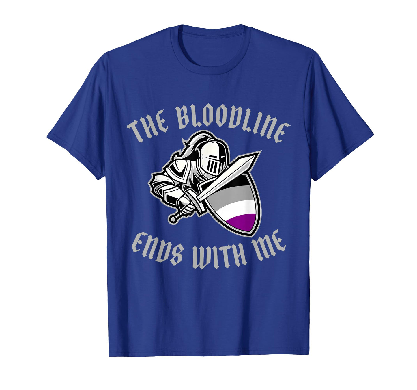 Funny Asexual Medieval Ace Flag Cards Queer Lgbt Asexual T-Shirt