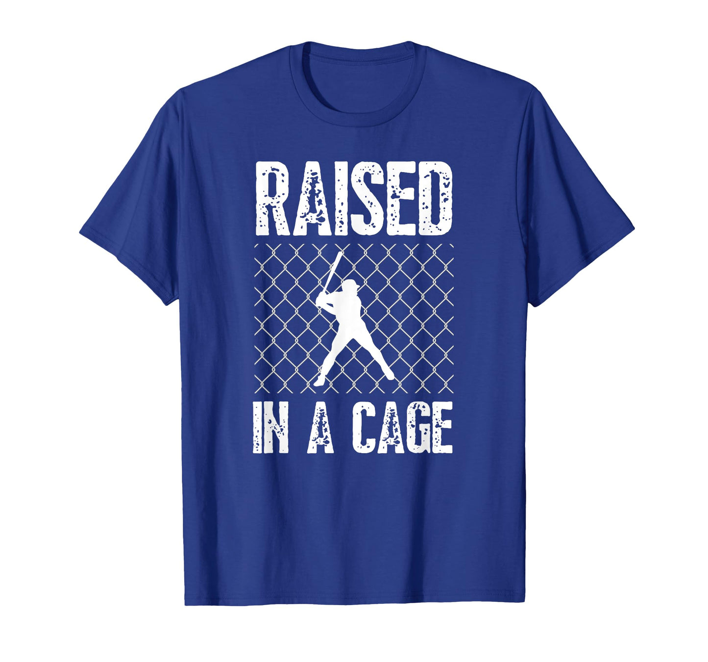 Raised In A Cage Baseball T-Shirt