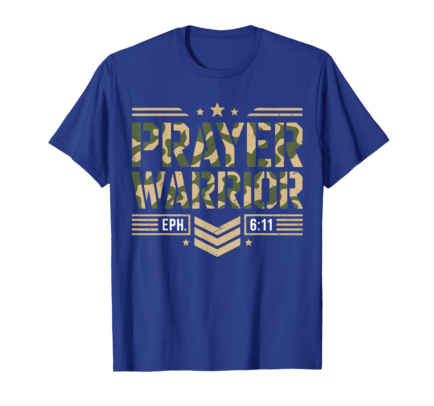 Camo Prayer Warrior God Armor Jesus Christian Faith Defender T-Shirt