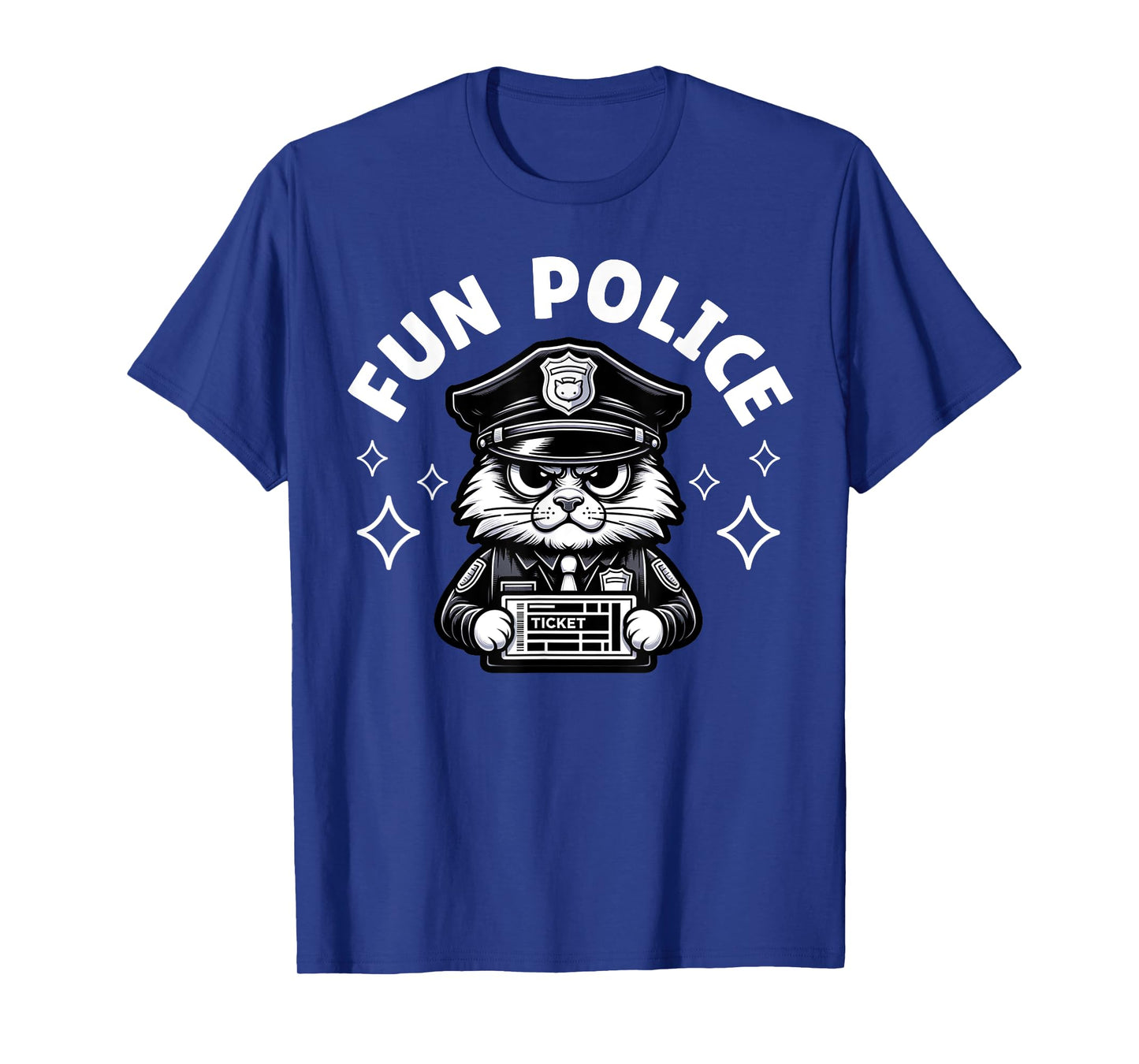 Fun Police Design Funny Gift For Law Enforcement Officer Cop T-Shirt