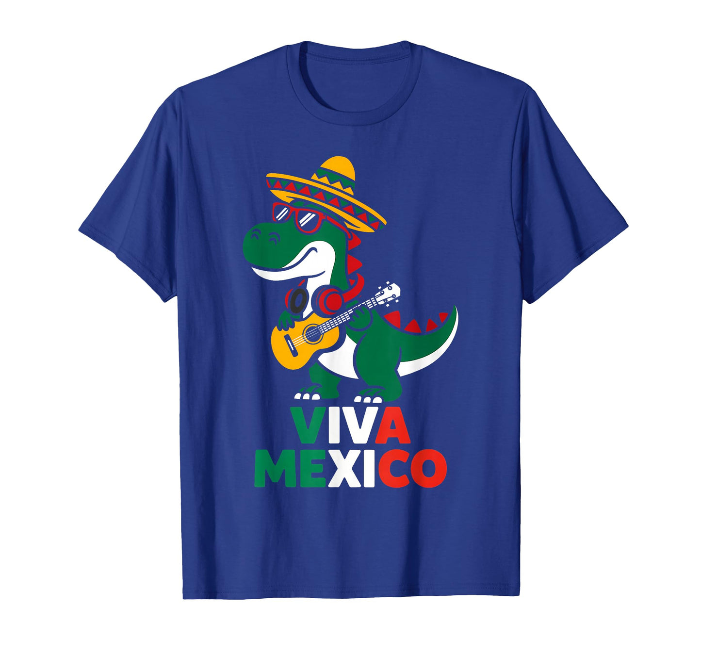 Viva Mexico Dance Dinosaur Independence Day Toddler Boy Kids T-Shirt