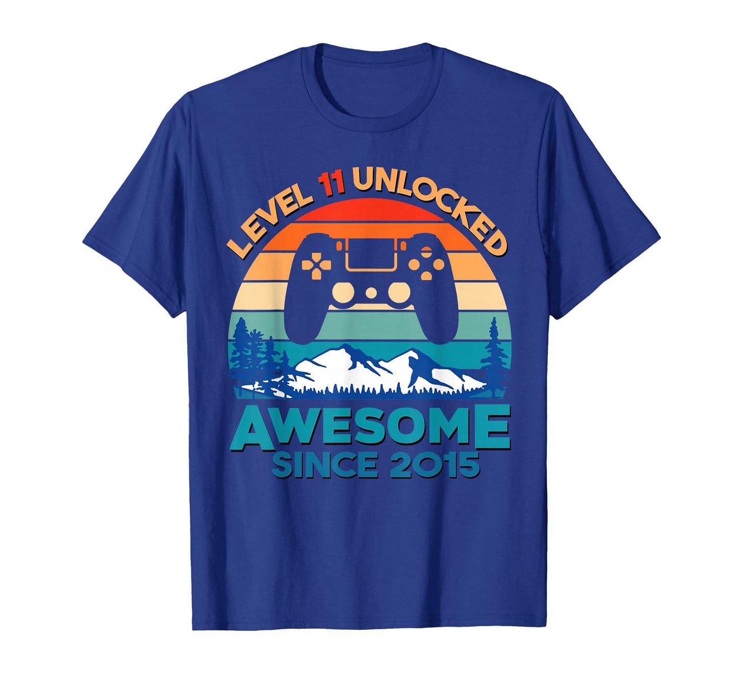 Level 11 Unlocked 11th Birthday Boy Game Turning 11 Year Old T-Shirt