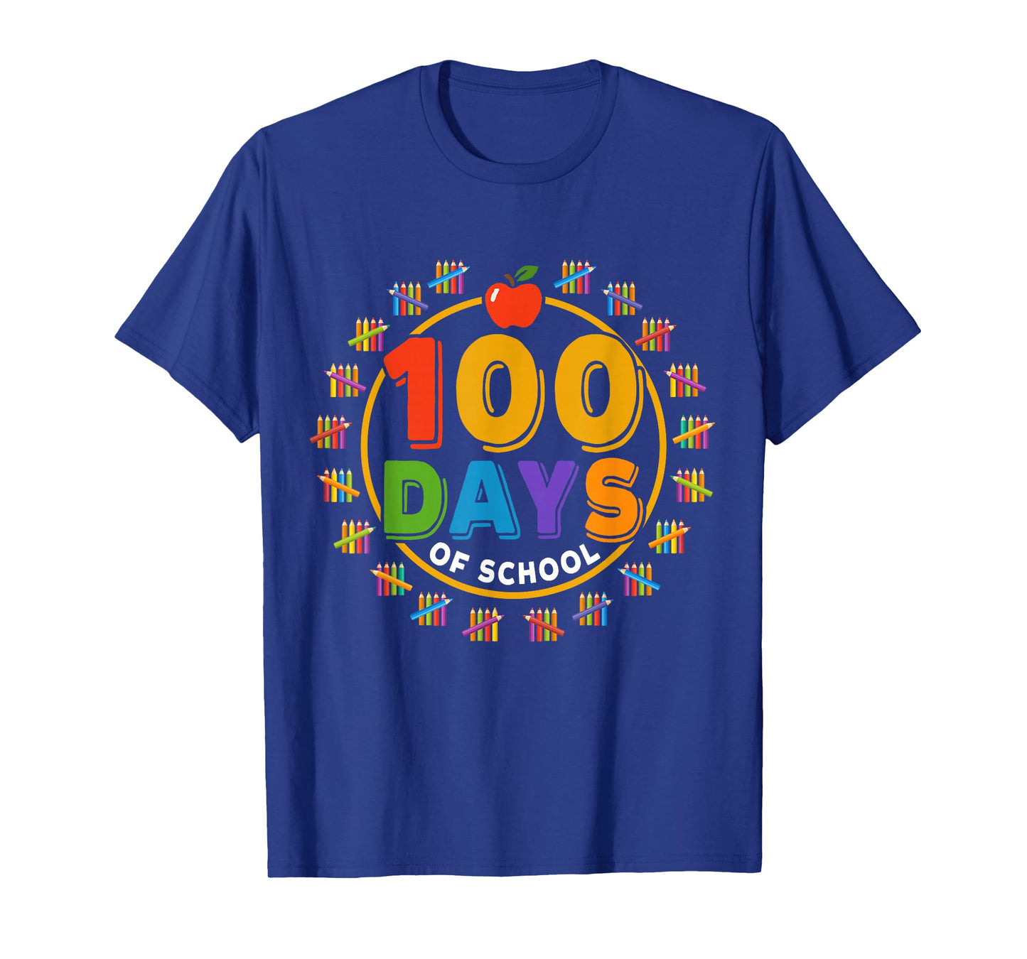 100 Days of School Design, Happy 100th Day of School T-Shirt