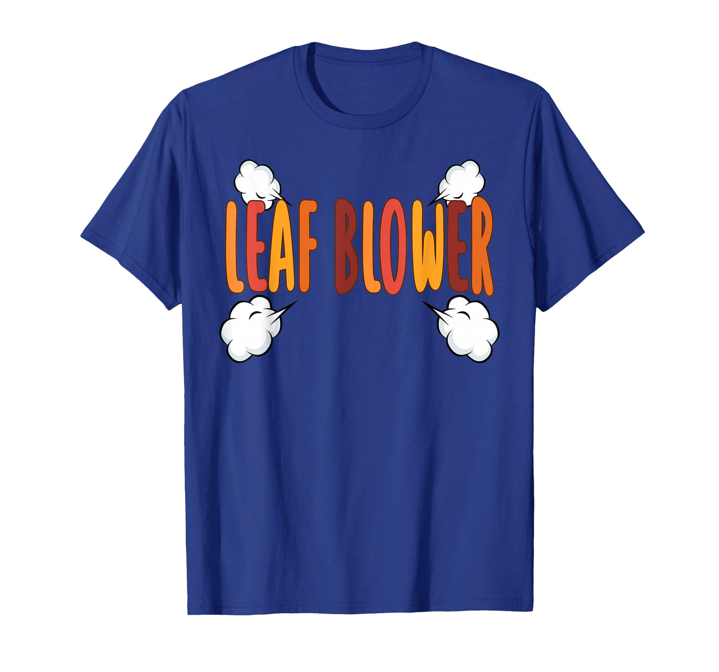 Funny Leaf Blower Fall Costume Halloween Couple Matching T-Shirt