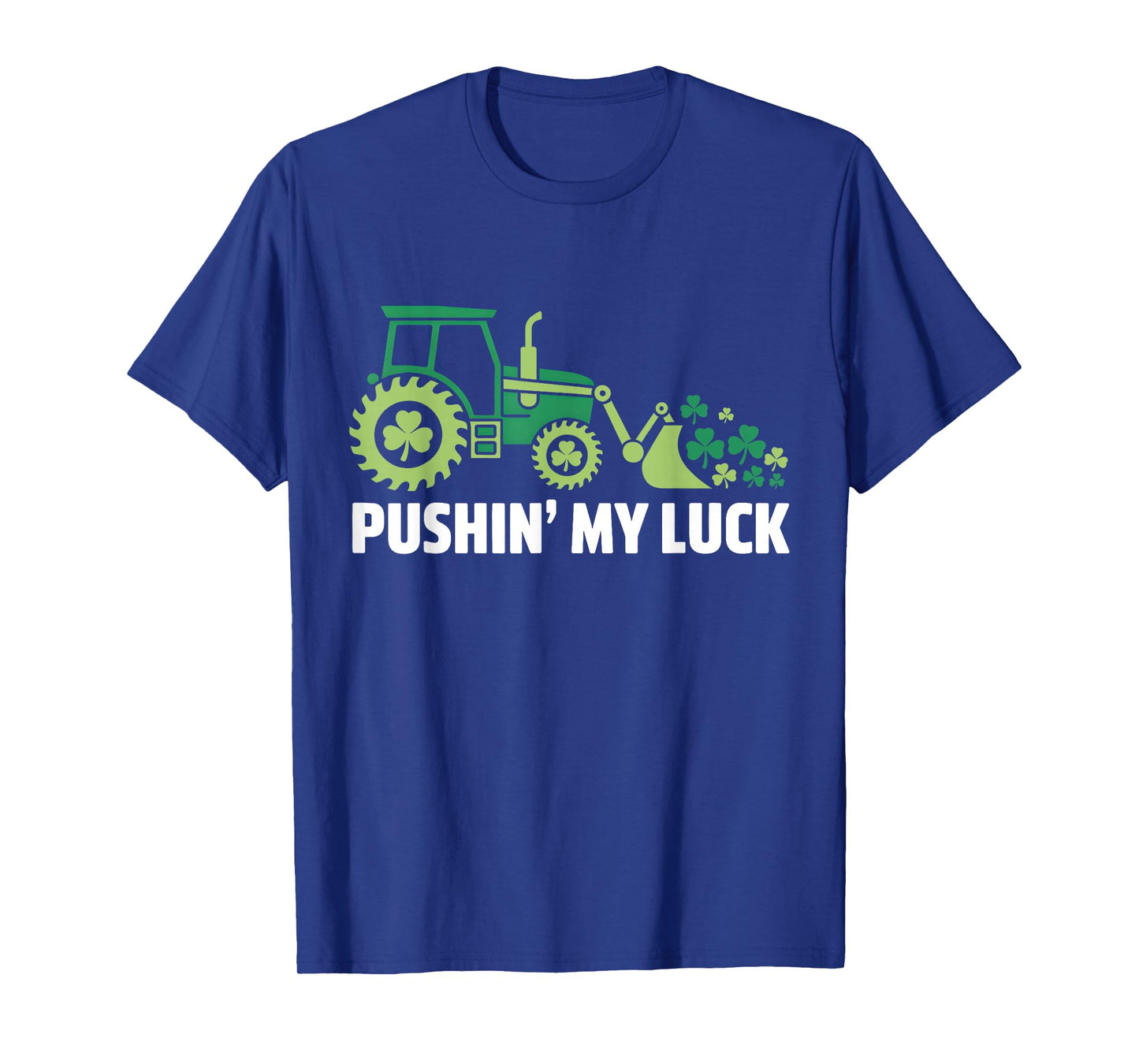 Pushing My Luck Tractor Truck St Patricks Day Toddler Boys T-Shirt