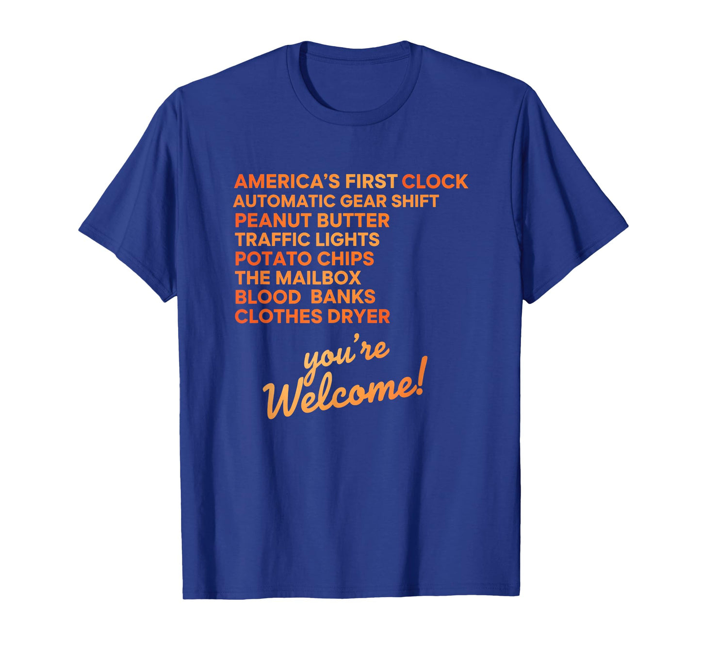 African American Teacher America S First Clock Peanut Butter T-Shirt
