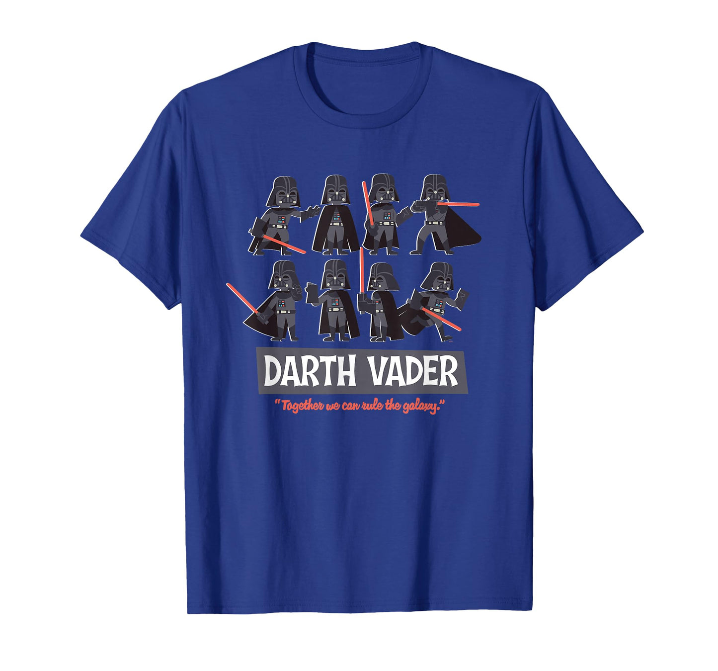 Star Wars Darth Vader Poses Together We Can Rule the Galaxy T-Shirt
