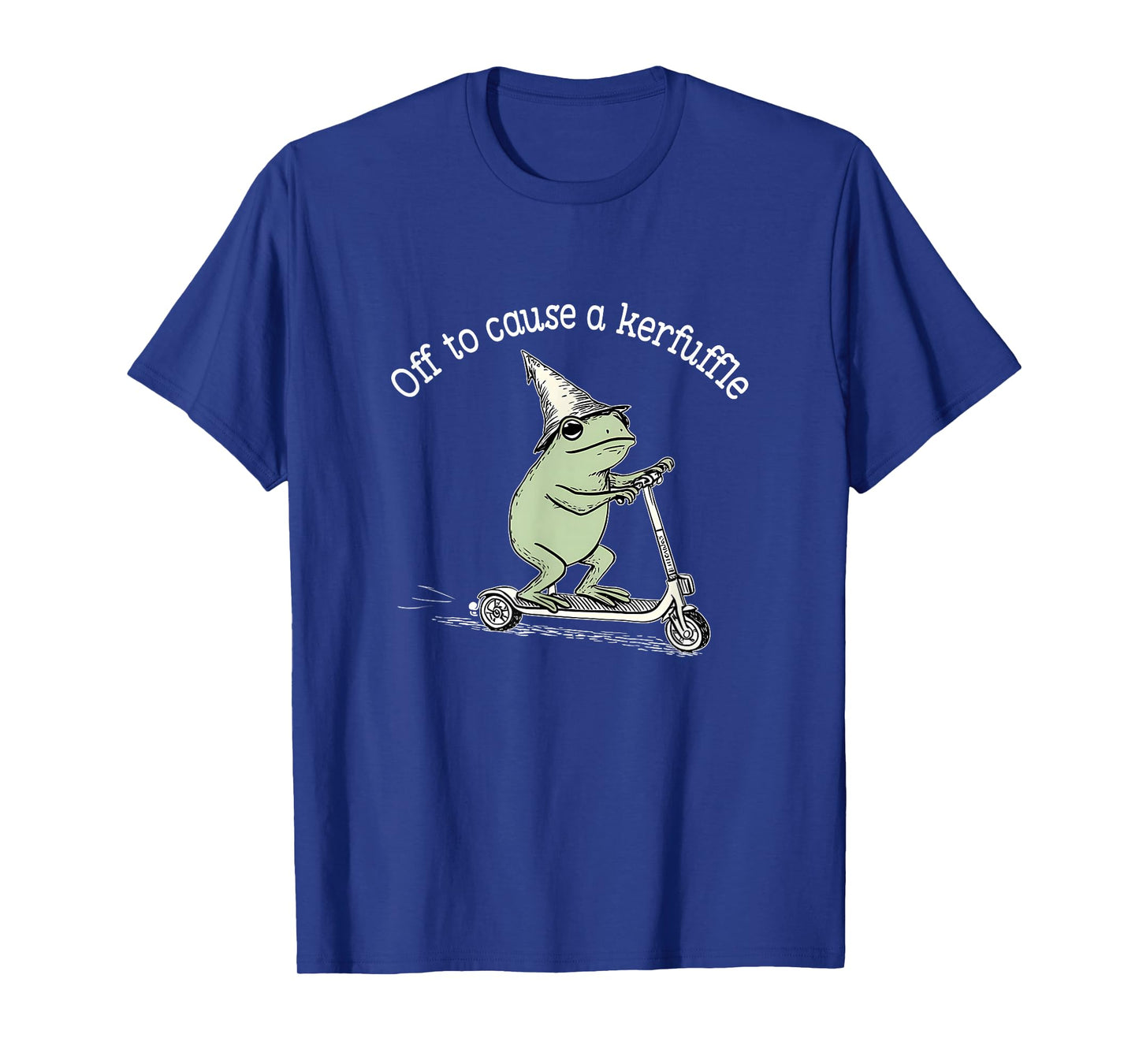 Whimsical Frog Wizard Off to Cause A Kerfuffle Meme Frog T-Shirt