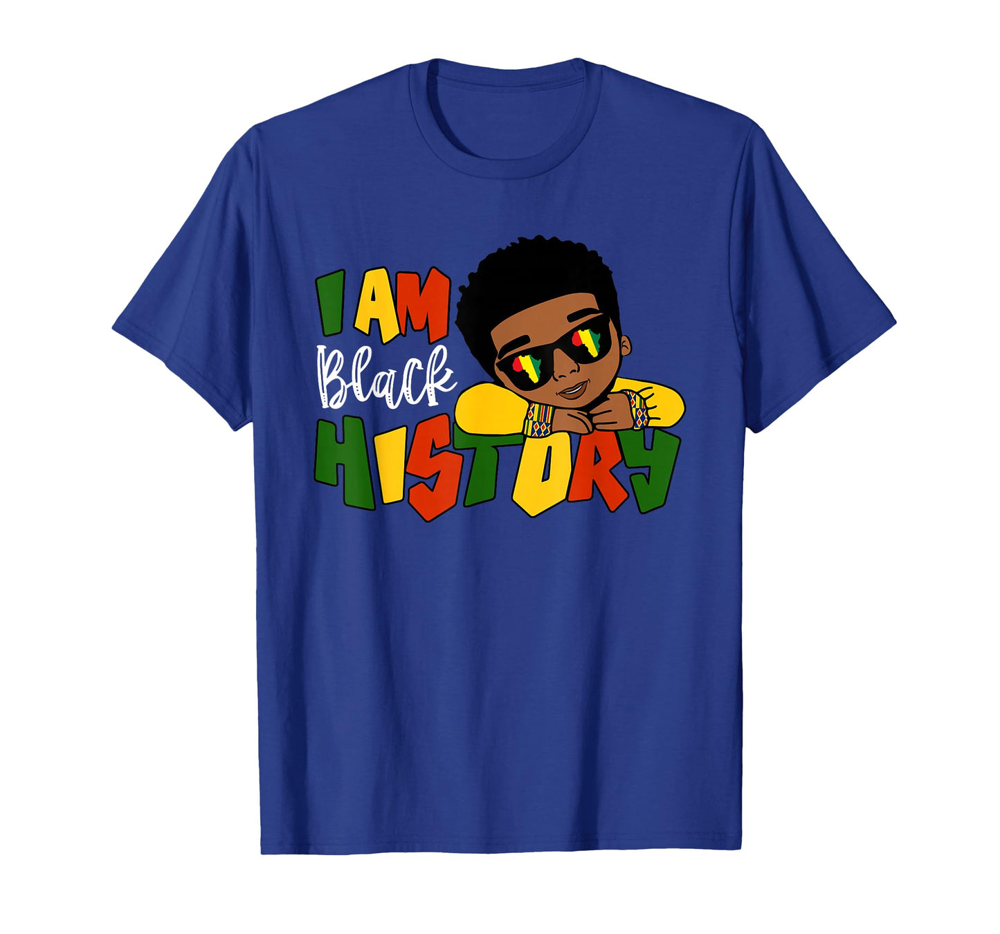 I Am Black History Month Boys Kids African American T-Shirt