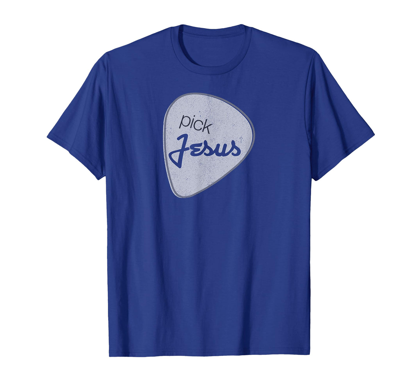 Pick Jesus Shirt Vintage Christian Guitar Pick Tee