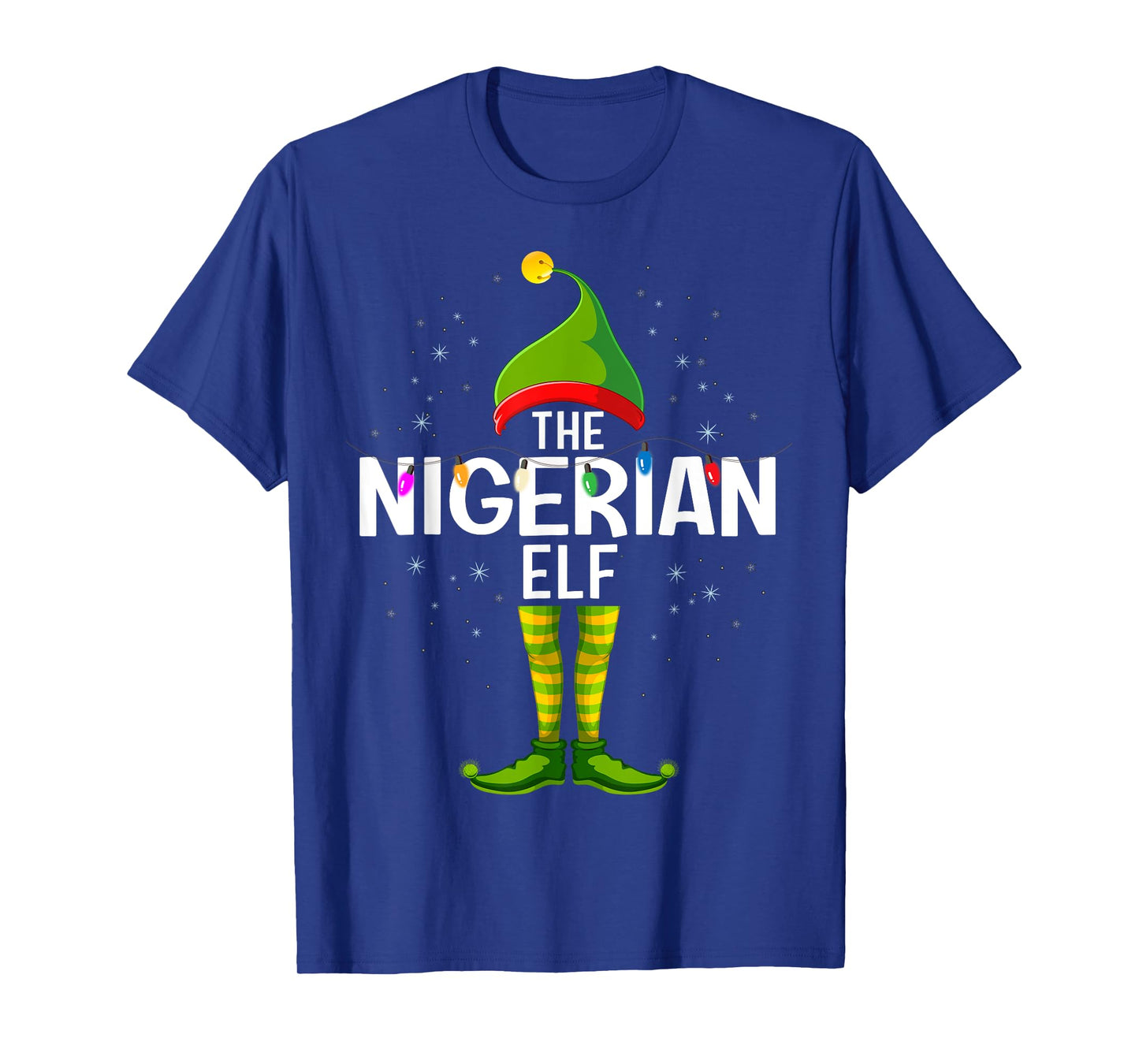 The Nigerian Elf Christmas Group Family Pajama T-Shirt