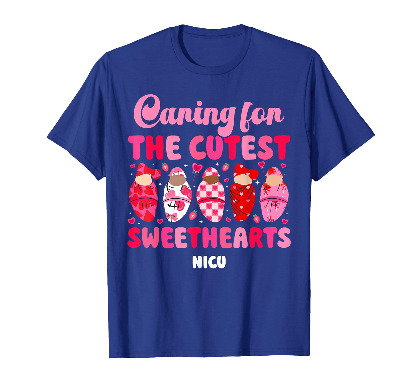 Valentine NICU Nurse Valentines Day Neonatal ICU Nurse T-Shirt