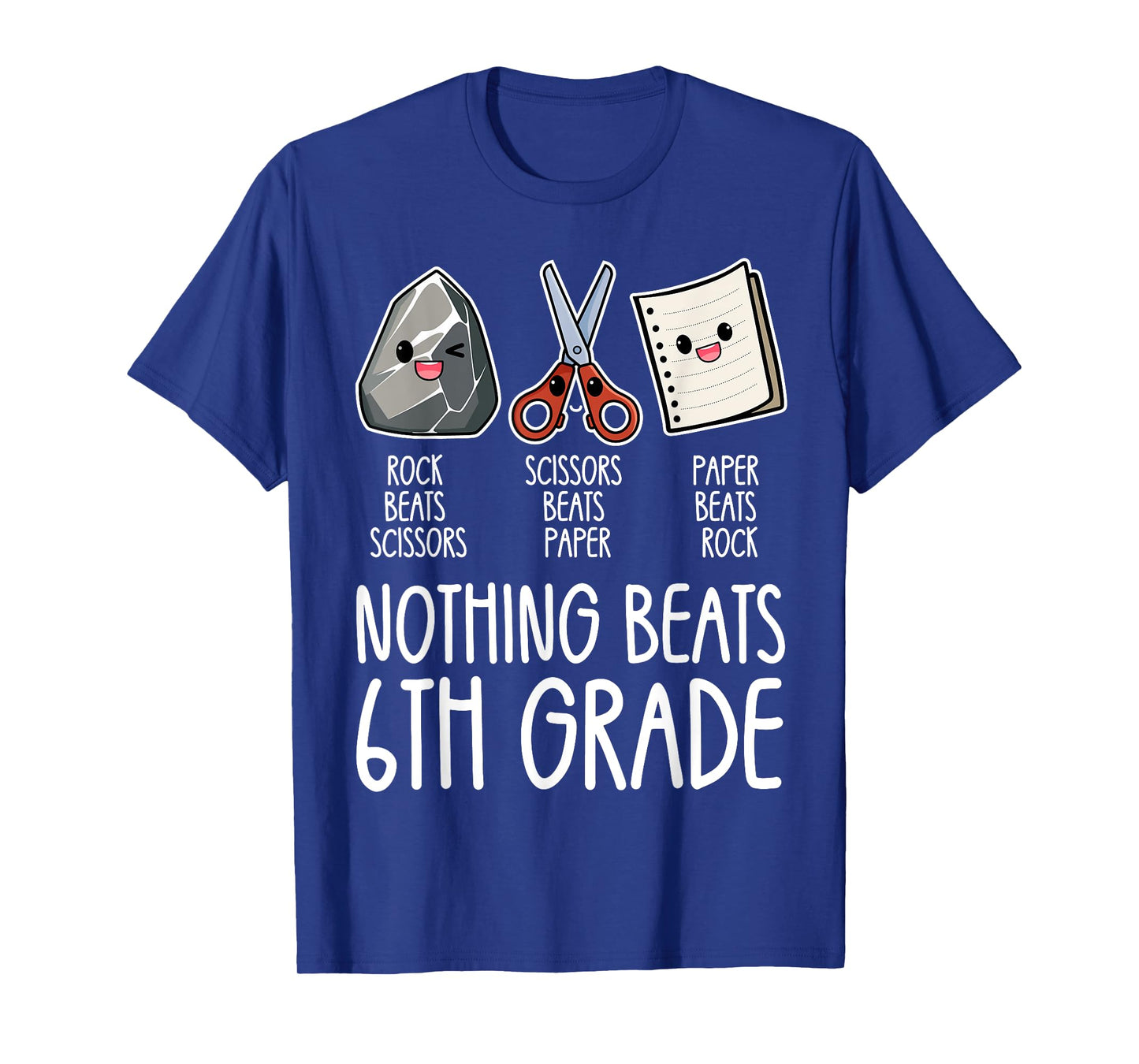 Nothing Beats 6th Grade Funny Back to School Kids Teachers T-Shirt