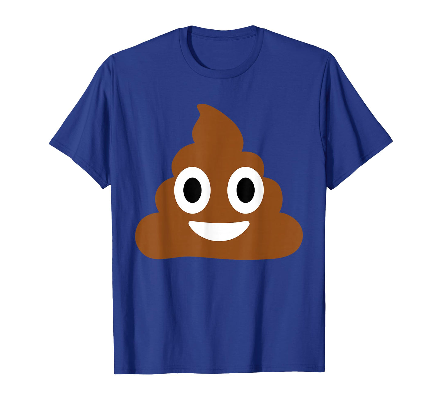 Funny Emoticon Poop Pile Smiling Happy Swirl of Poop T-Shirt