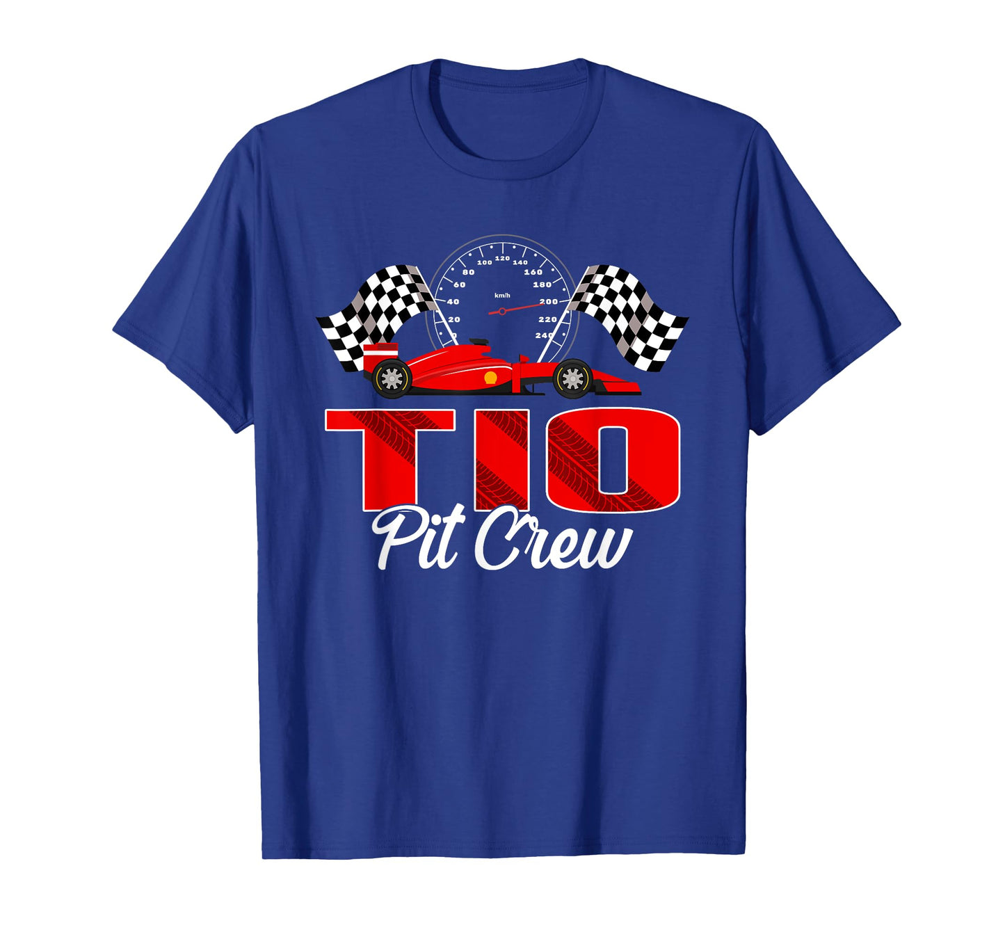 Race Car Birthday Party Racing Family Tio Pit Crew T-Shirt
