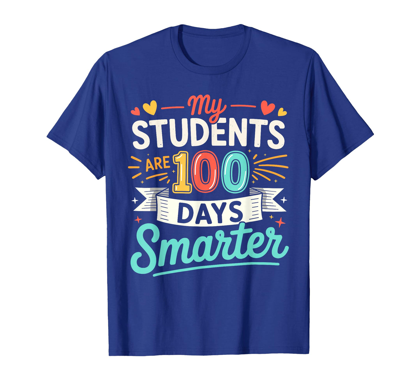 Groovy My Students are 100 Days Smarter 100th Day of School T-Shirt