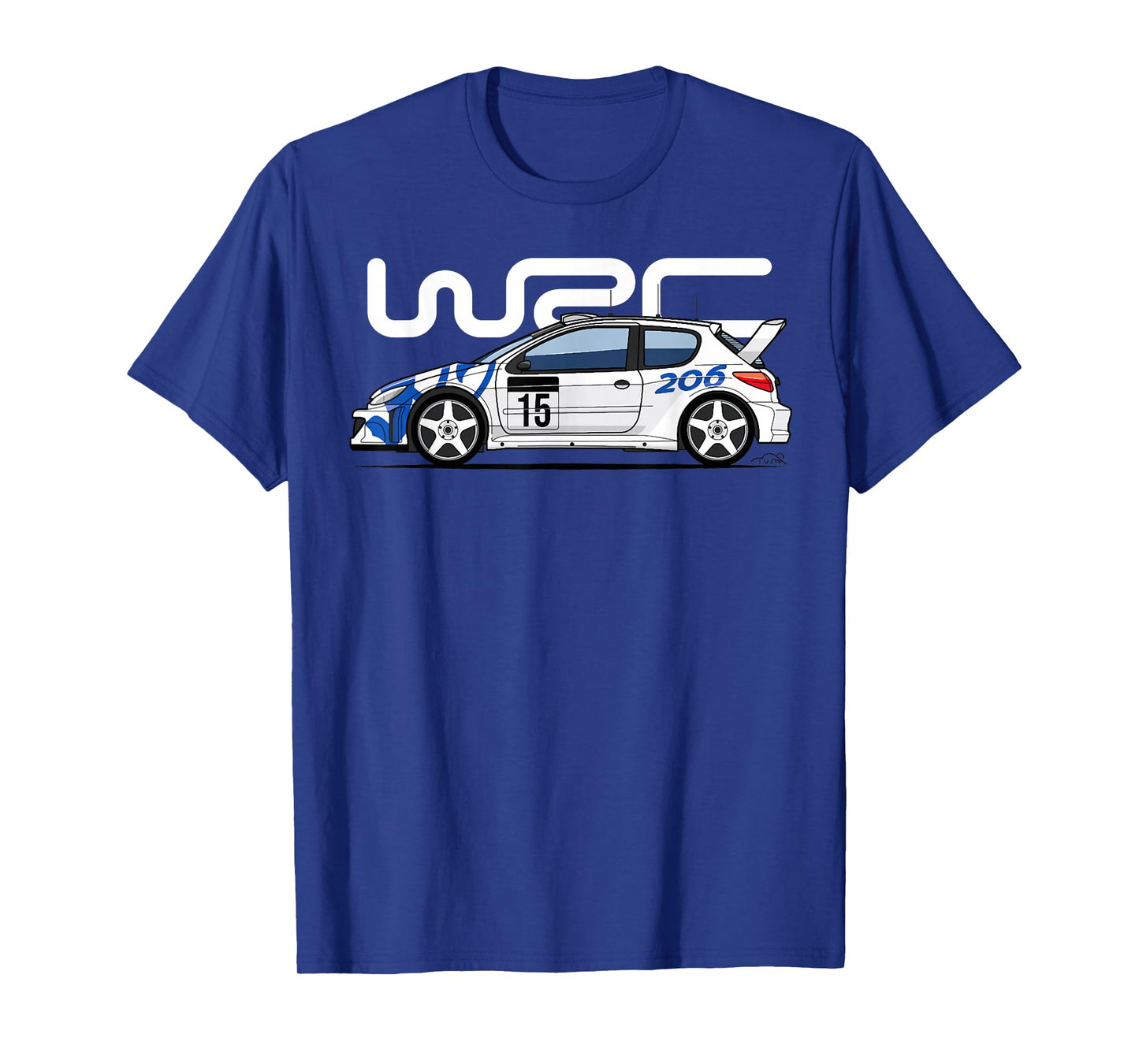 206 WRC World Rally Sports Car T-Shirt