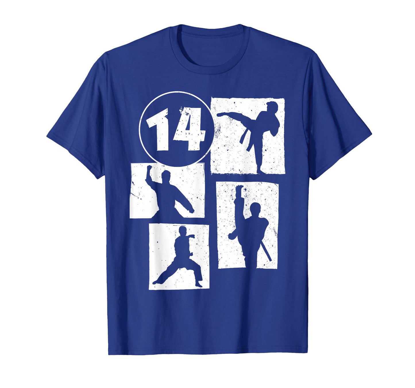 14th Birthday Karate Taekwondo 14 Years Old Boy Martial Arts T-Shirt