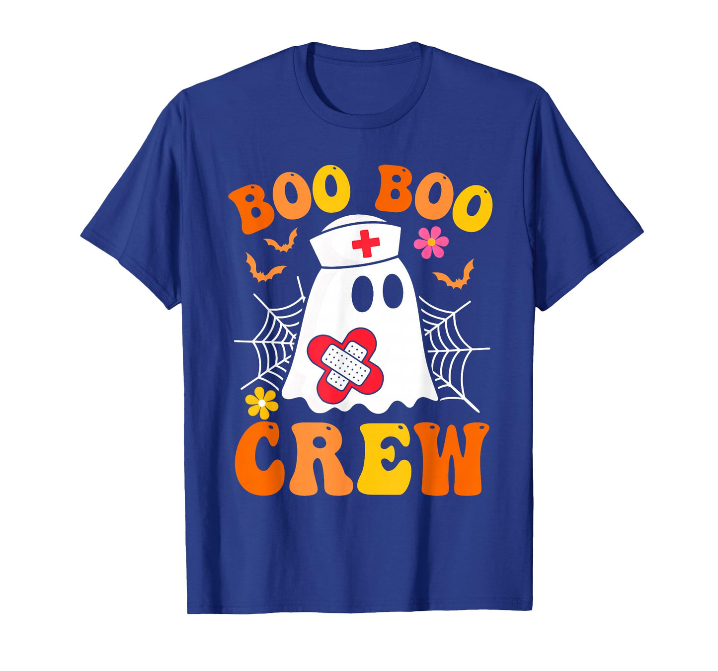 Boo Boo Crew Nurse Shirt Women Funny Ghost Halloween Costume T-Shirt