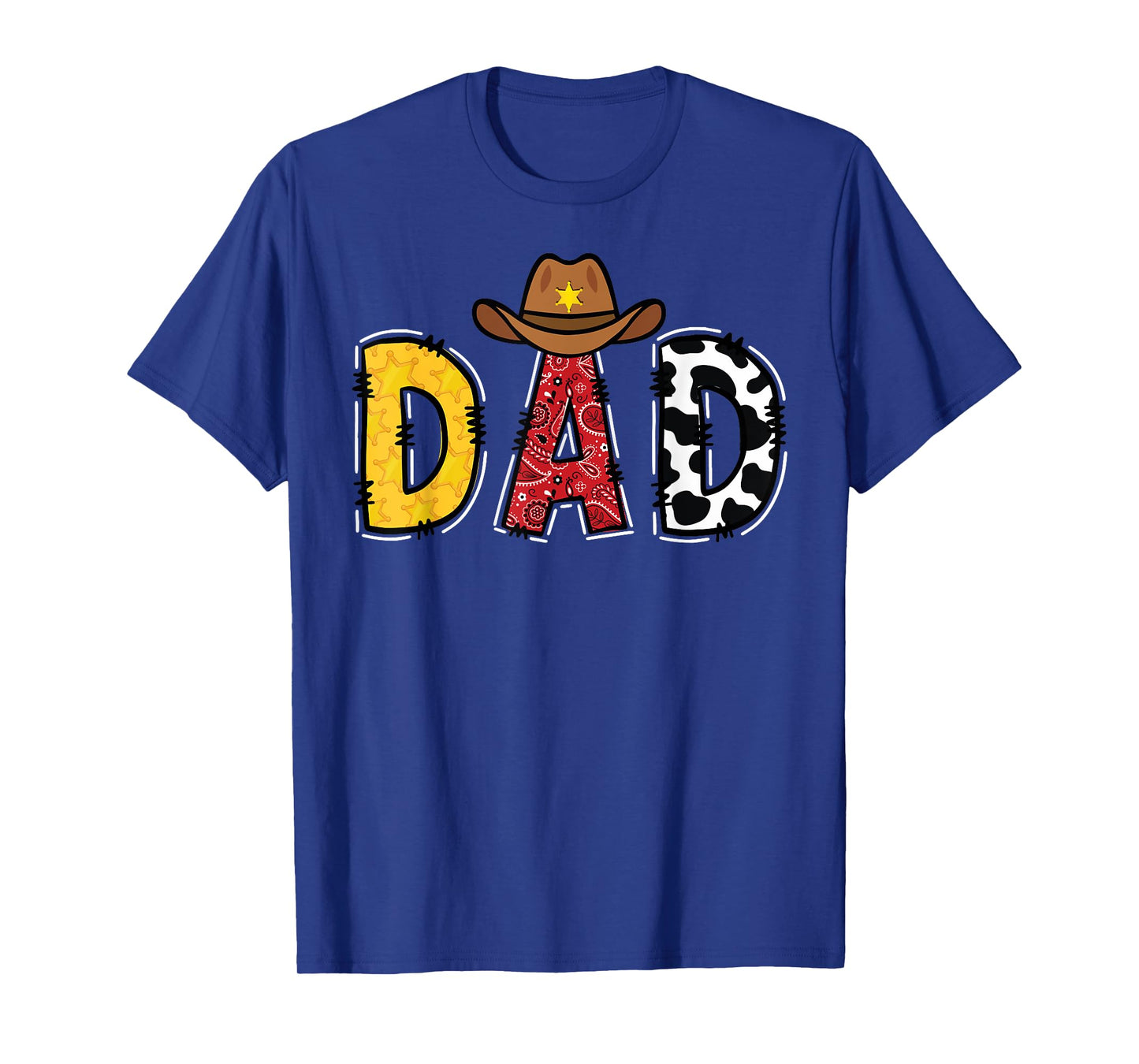 Cowboy Dad Western Rodeo Theme Kids Birthday Party T-Shirt