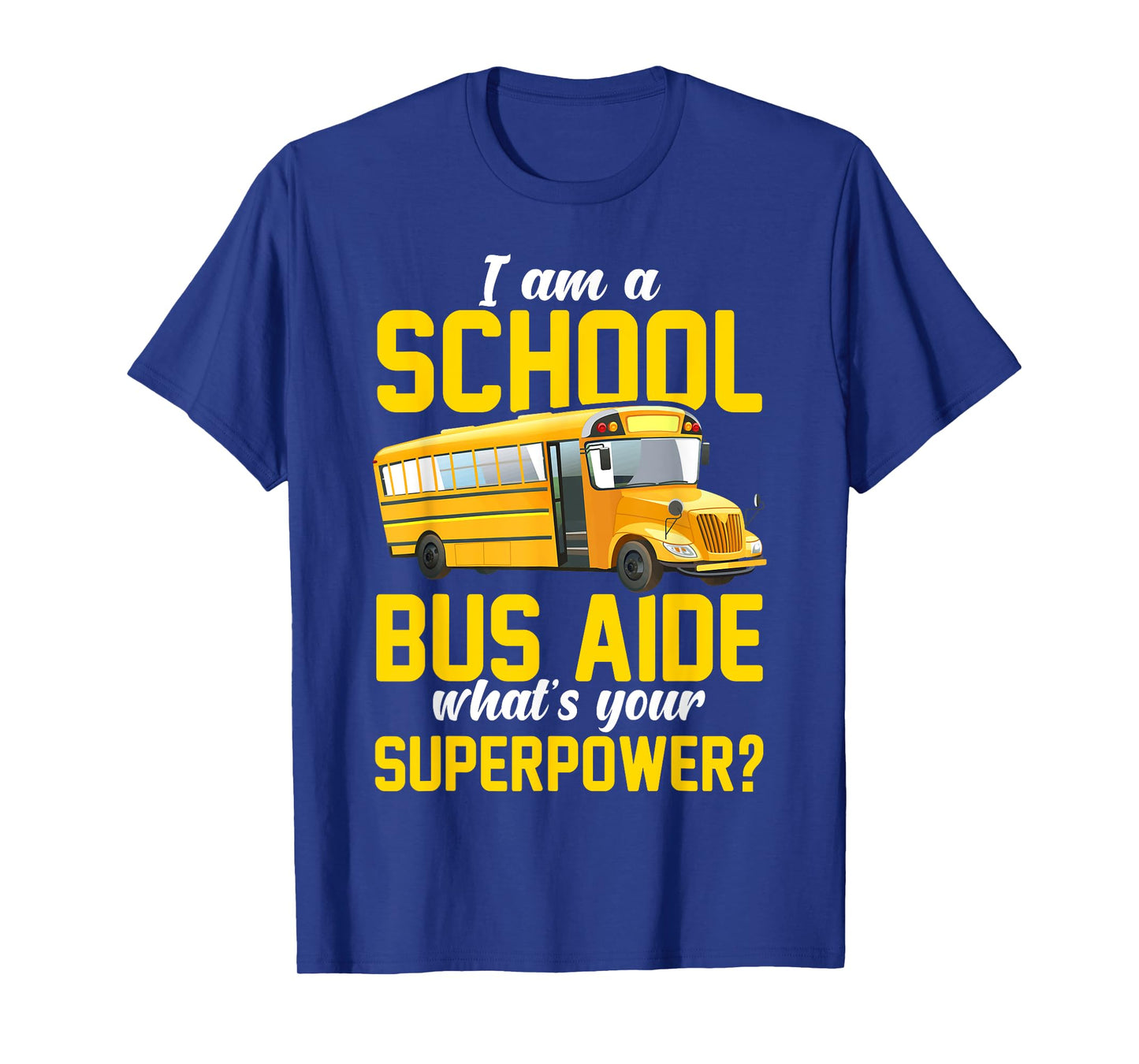 School Bus Aide Funny Back To School Transport Bus Aide T-Shirt