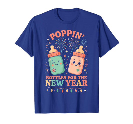 New Years Shirt, Nurse Popping Bottles for The New Year T-Shirt