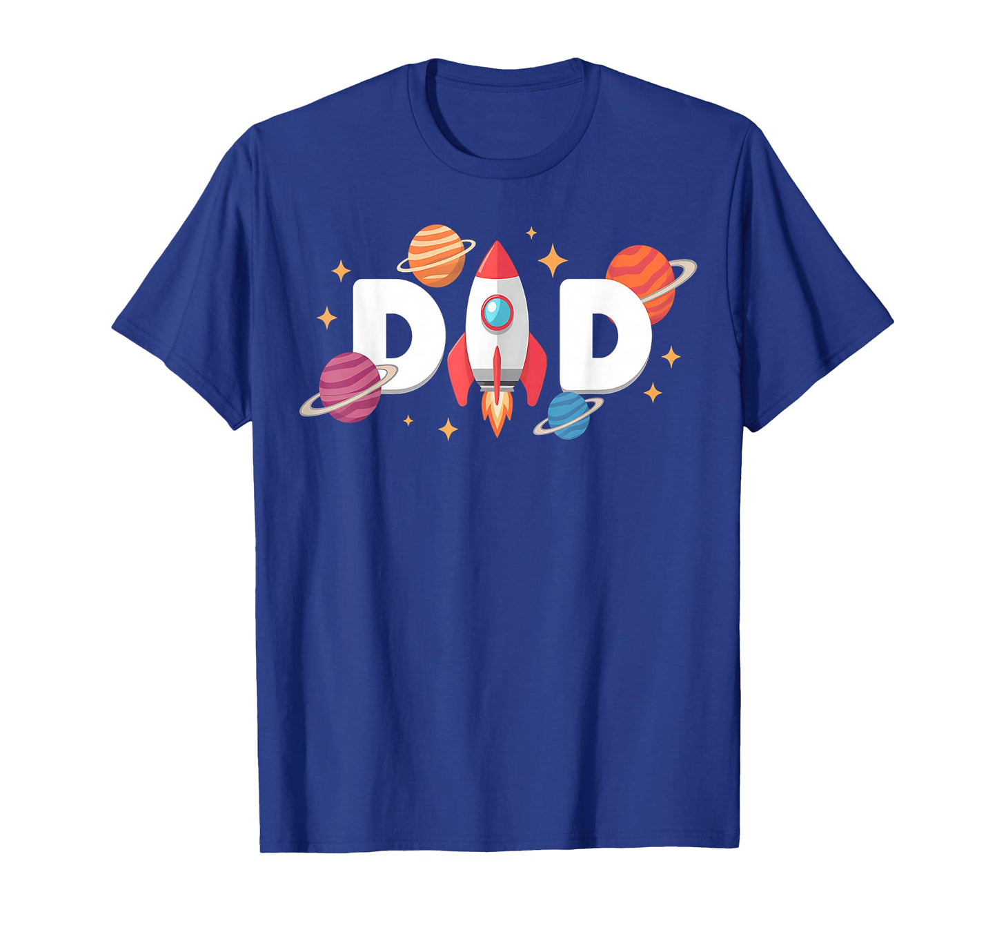 Dad of The Birthday Boys Space Astronaut 1st Birthday Family T-Shirt