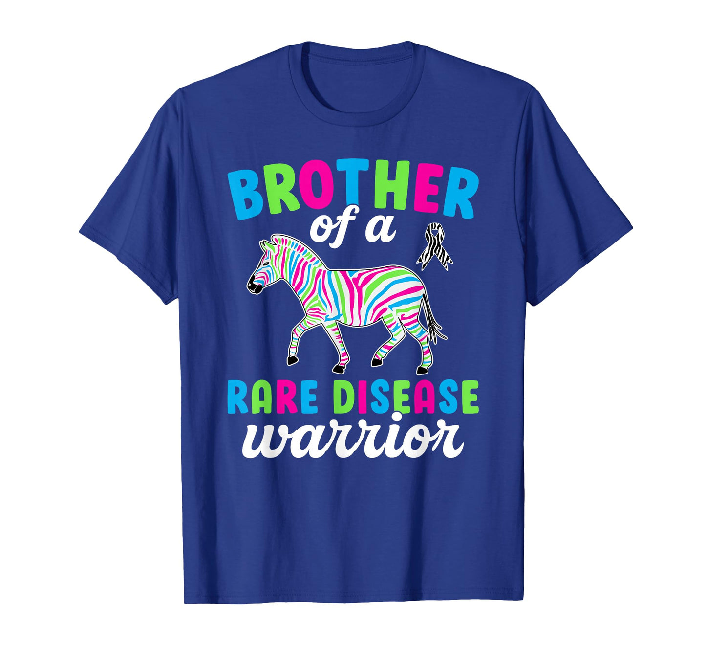 Brother of A Rare Disease Warrior Rare Disease Awareness T-Shirt
