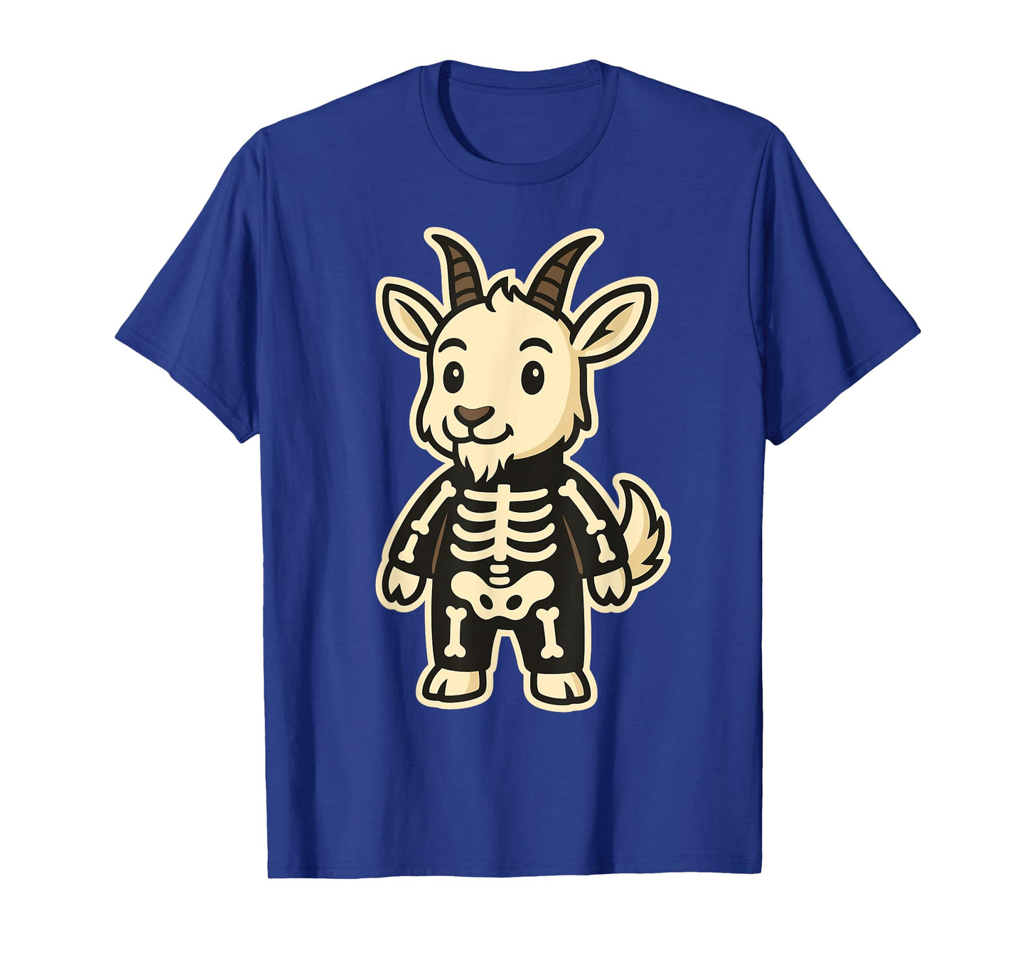 Funny Goat Skeleton Costume for Kids Boys Girls Halloween T-Shirt