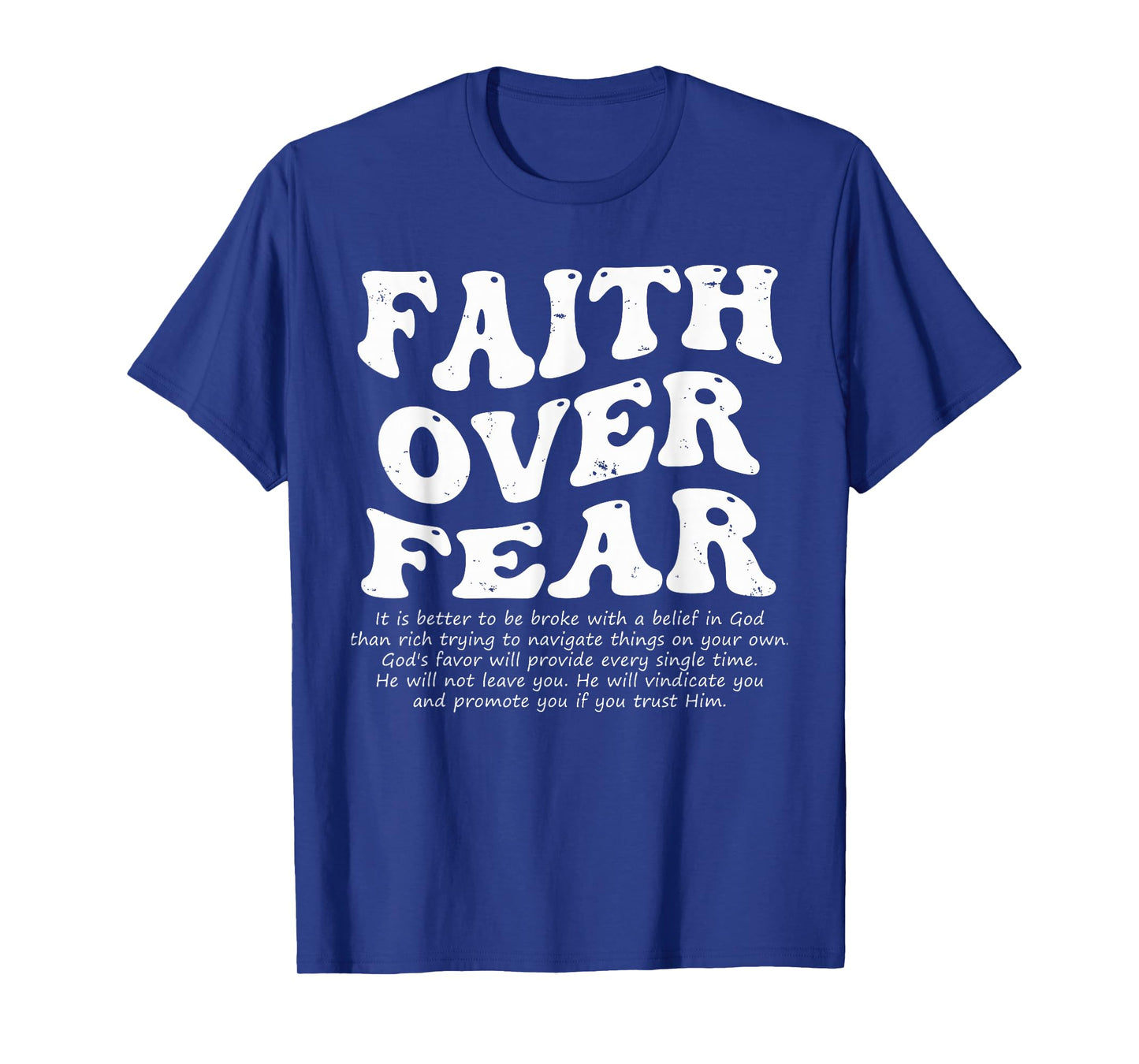 Faith Over Fear Christian T-Shirt