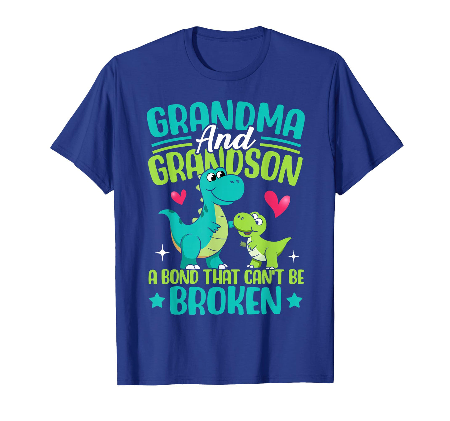 Grandma And Grandson A Bond That Can't Be Broken Dinosaur T-Shirt