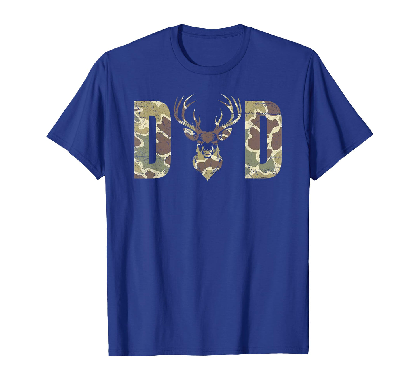 Old School Camo Dad Hunting, Camouflage Deer Father's Day T-Shirt