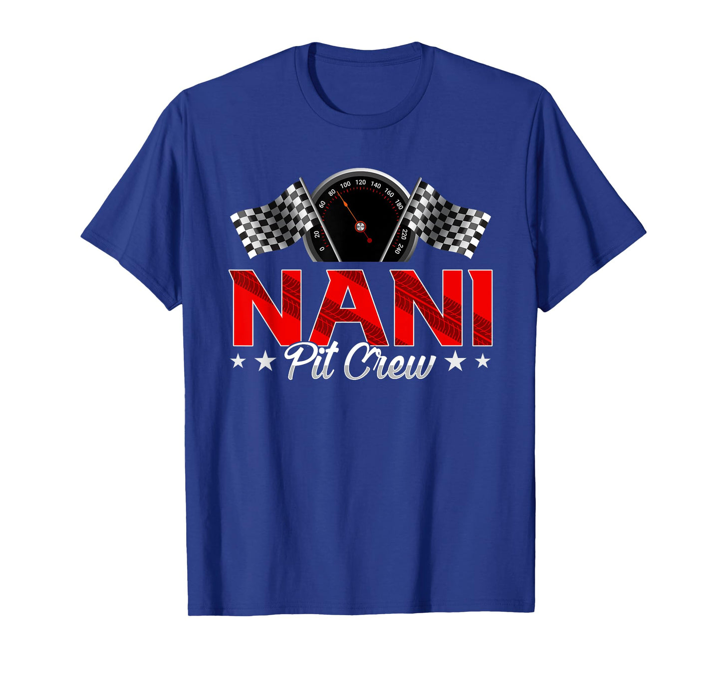 Race Car Birthday Party Racing Family Nani Pit Crew T-Shirt