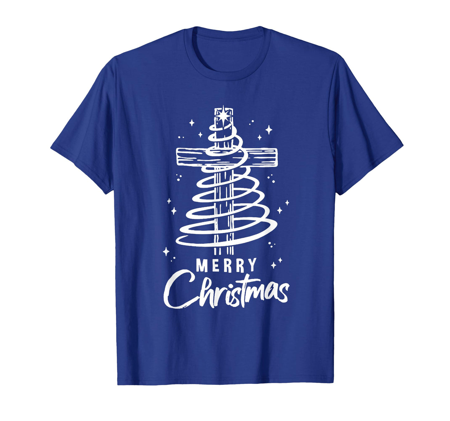 Merry Christmas, Christmas Tree, Jesus Cross Christmas Tree T-Shirt