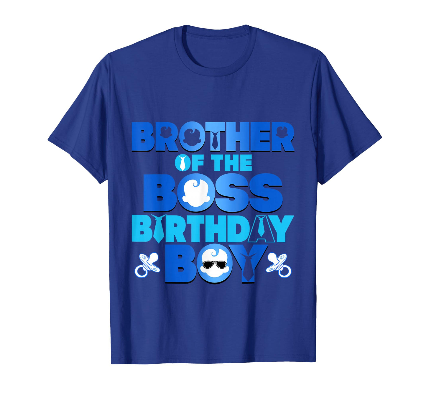 Brother of The Boss Birthday Boy Baby Family Decorations T-Shirt