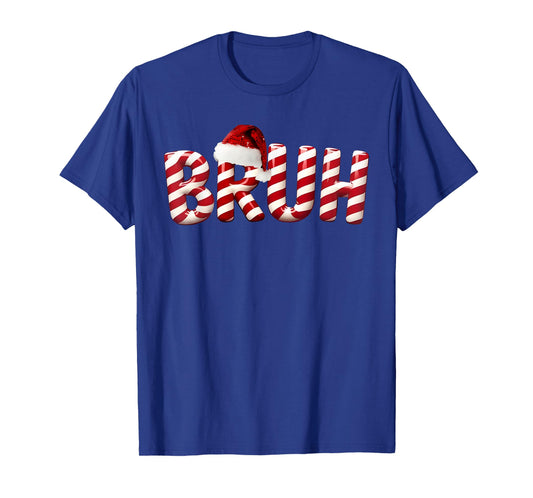 Bruh Christmas Kids Girls Boys Funny Christmas Humor Meme T-Shirt